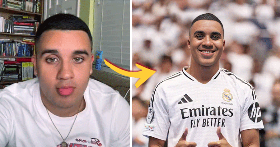 Make Your Photo Look Like A Real Madrid Player With The Champions League Filter