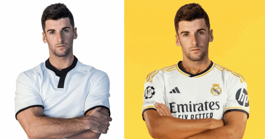 Transform Your Photo Into A Real Madrid Player
