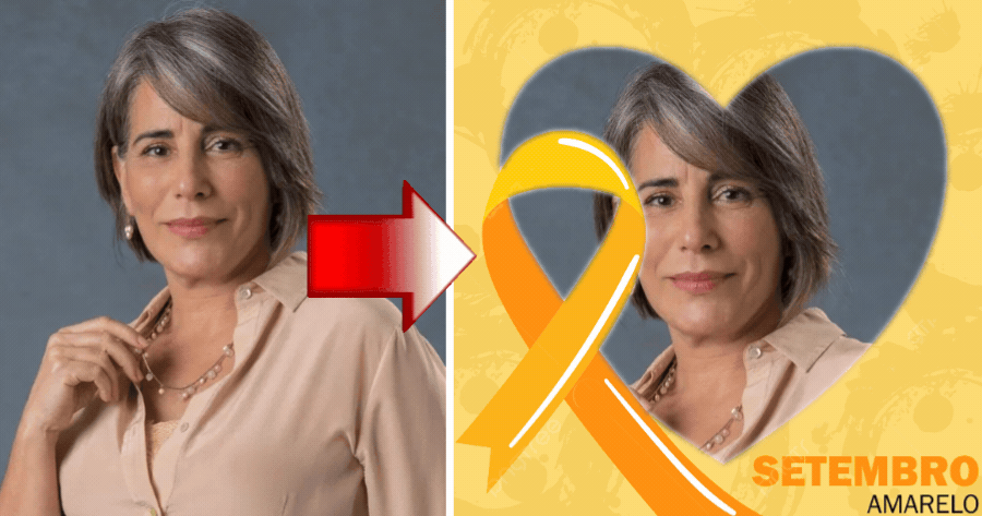 Coloque Suas Fotos Neste Quadro Para Apoiar o Setembro Amarelo