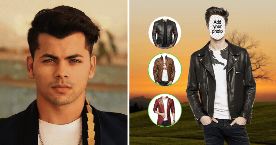 Make Your Perfect Picture With Man Leather Coat!