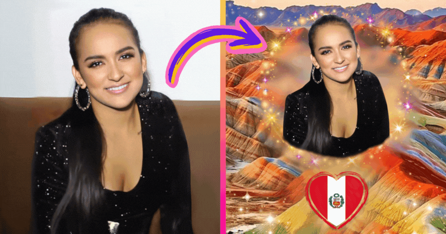 Capture The Magic Of Rainbow Mountain In Your Personalized Photo