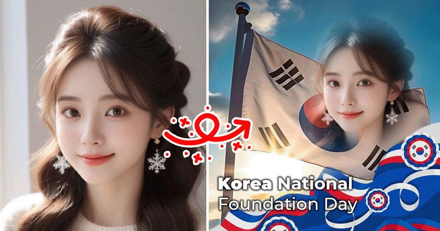 Display Your Patriotism | Generate Korean National Foundation Day Photo