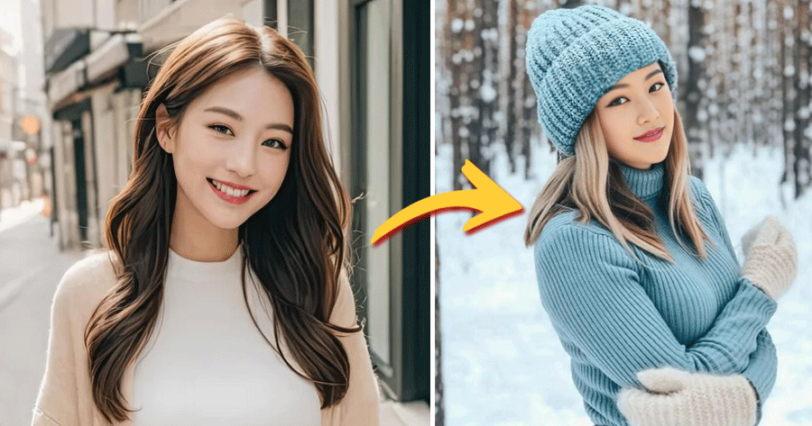 Einfrieren des Moments mit einem atemberaubenden Winter-AI-Avatar!