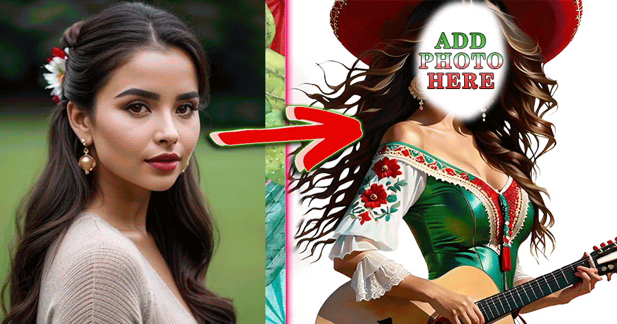 Feel The Music With Mexican Guitar Girl Filter 🎸