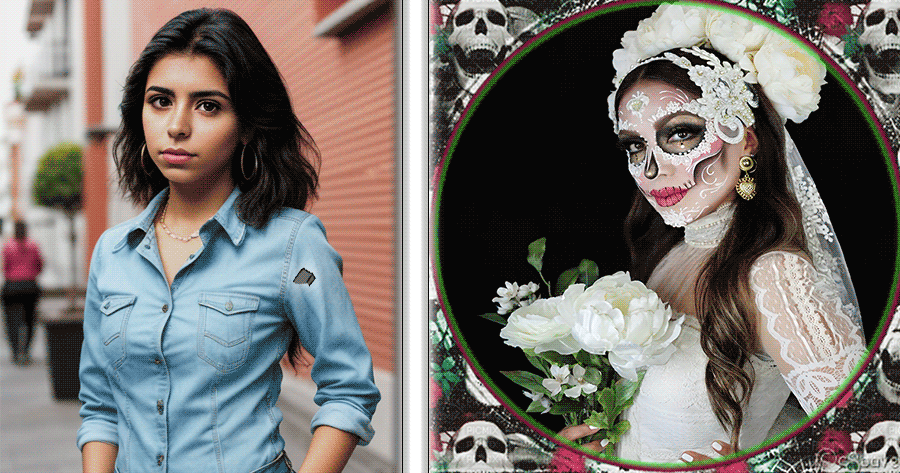 Transform Into Stunning The Day Of Dead Bride 💀👰