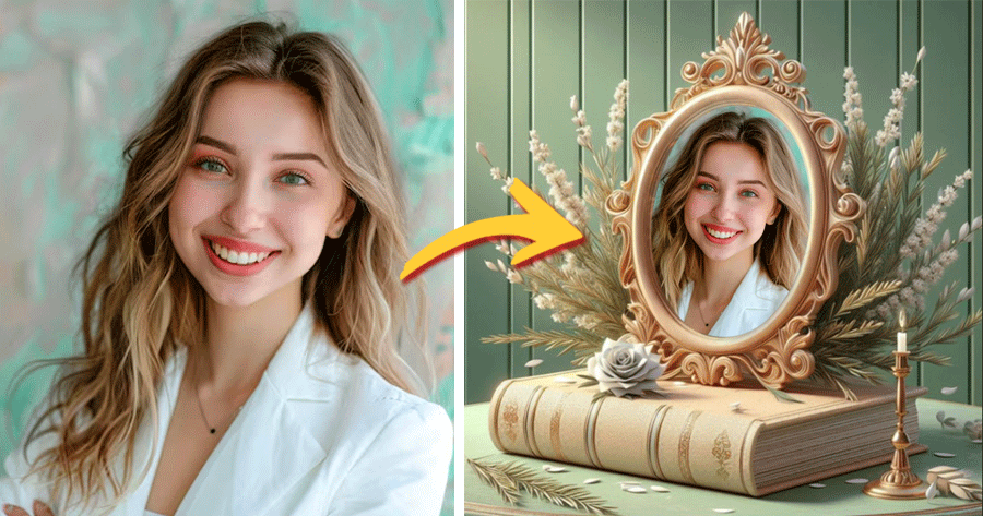 Custom Your Photo With A Modern Desk Frame!