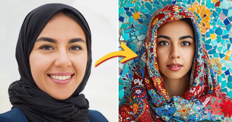 Zeigen Sie Ihre Sch&ouml;nheit mit einem bunten Hijab!