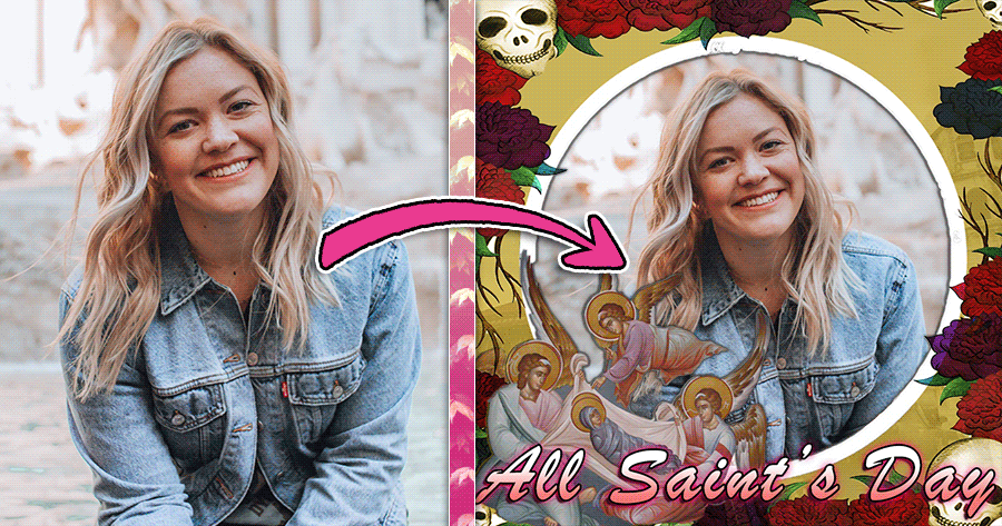 Celebrate All Saint's Day With This Frame!