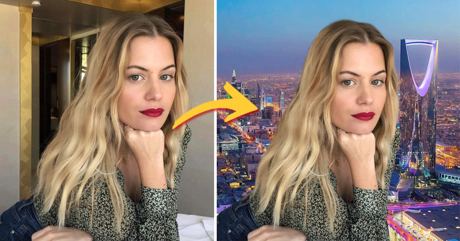 Add Your Photo With The Kingdom Centre Tower!