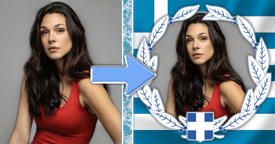 Celebrate Greek Pride With Independence Day Frame!