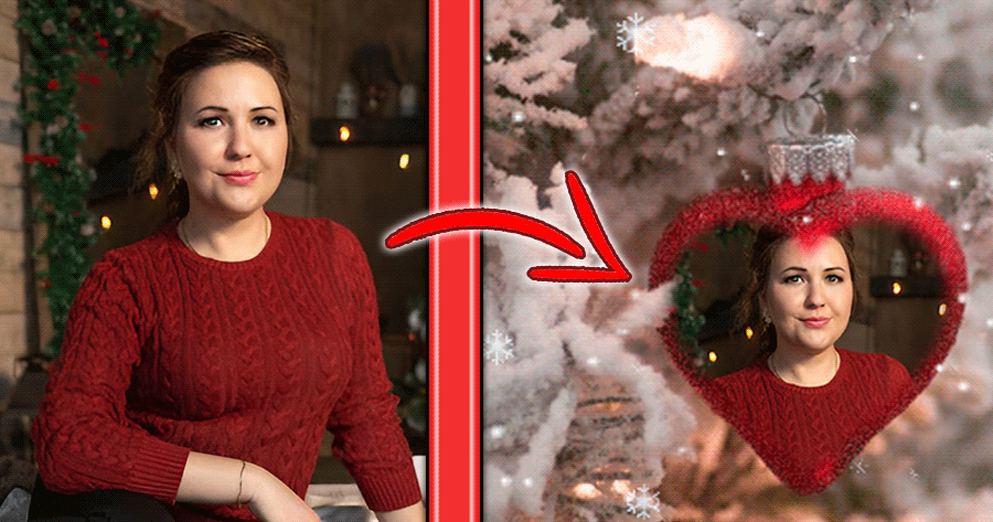 Shine Bright In This Festive Christmas Ball Frame ✨