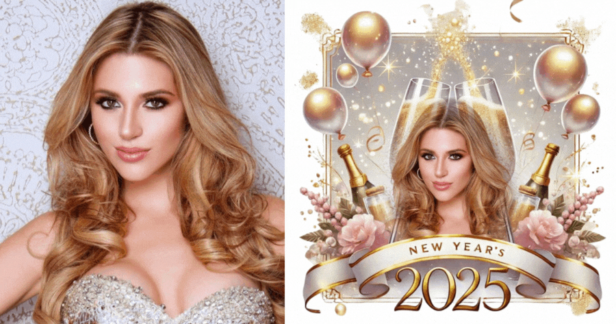 🍷 Happy New Year | Add Your Photo To Cheers 2025!