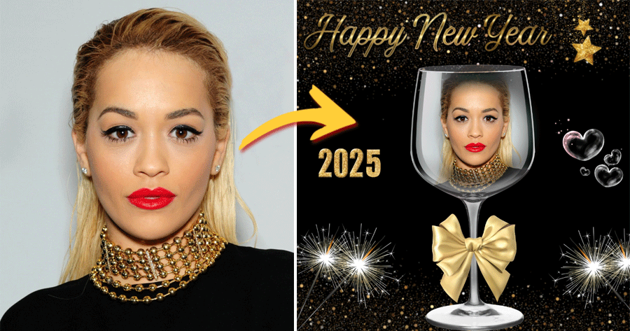 Lassen Sie Ihr 2025 mit einem Neujahrs-Glasrahmen erstrahlen!