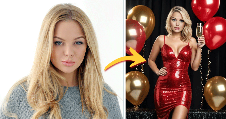 Erstellen Sie Ihr 2025 Neujahrsparty-Outfit in Sekunden