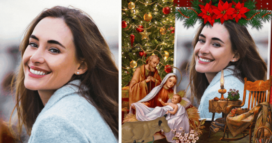 Upload Your Photo To Celebrate Christmas With God!