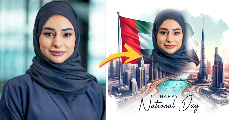 Edit Your Photo For The UAE National Day Holiday