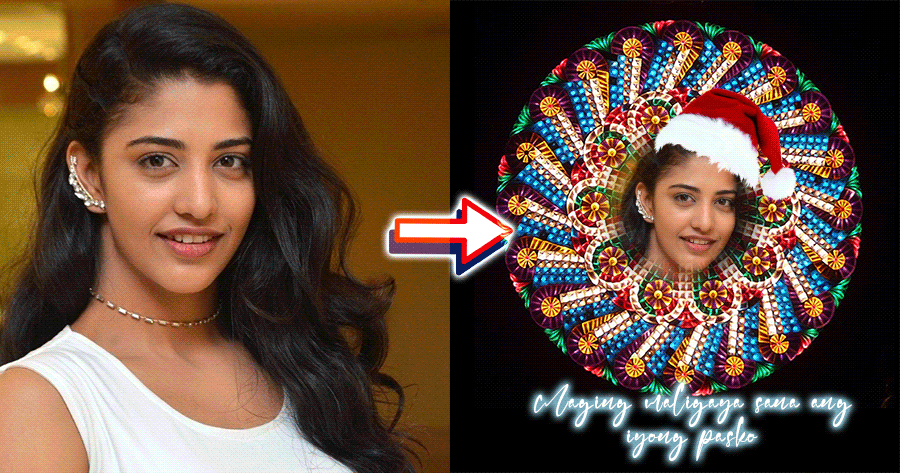 Make Your Own Bright Christmas Photo Frame