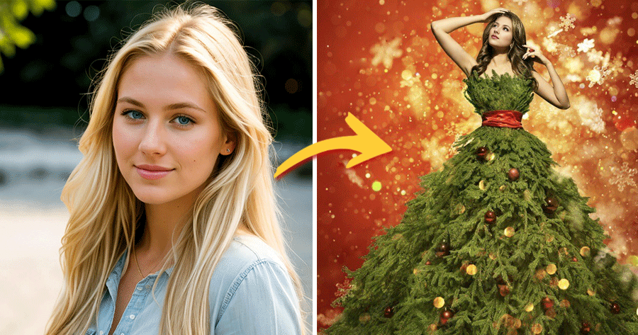 Try Unique Christmas Tree Dress Effects Now