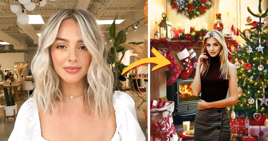 Your Photo With Stunning Christmas Background Effects