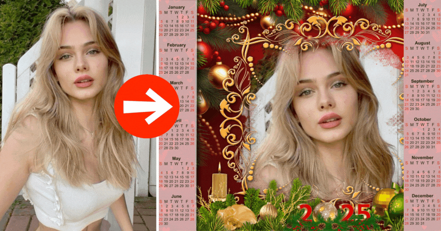 Tạo Khung Ảnh Lịch Năm Mới 2025 của Bạn Ngay B&acirc;y Giờ!