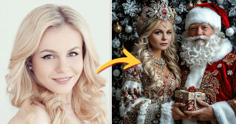 Gere Seu Retrato Real de Natal com o Papai Noel!