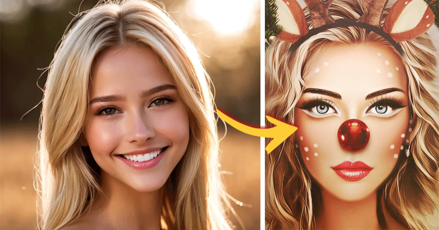 Biến Đổi Diện Mạo Của Bạn Với Hiệu Ứng Trang Điểm Moose Cho Ảnh Của Bạn