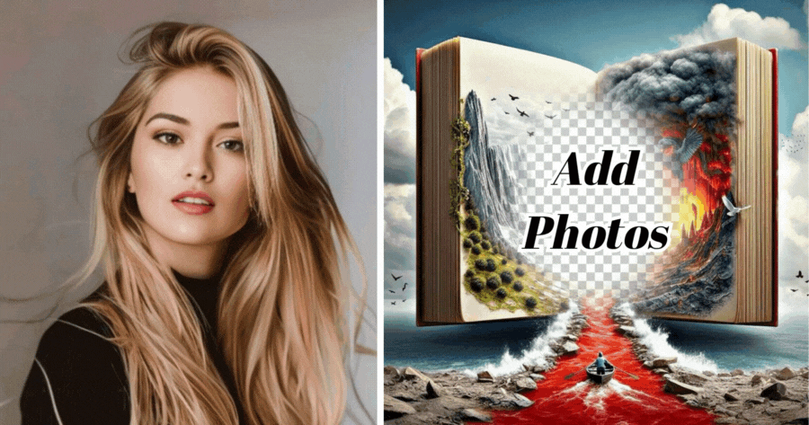 Generate Your Photo With Heaven &amp; Hell Frame!