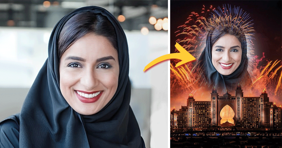 Add A Touch Of Dubai To Your New Year Photos