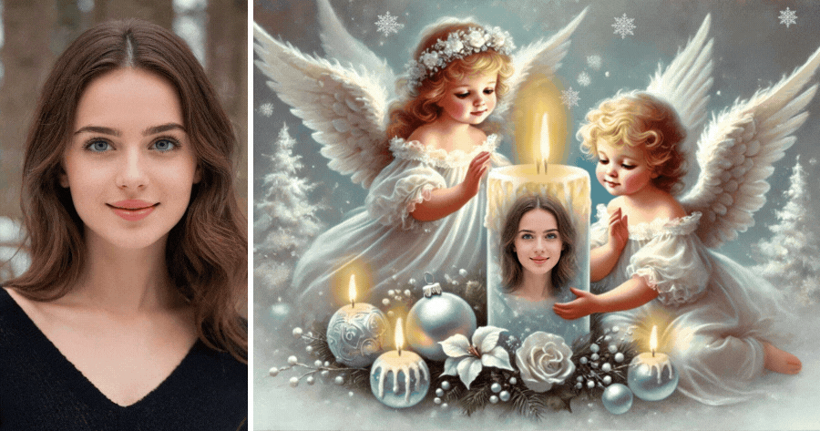 Upload Your Photo To Receive The Blessings From The Angel!