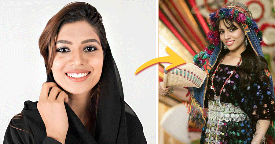 Make Your Photo Shine With Yafai Traditional Wear!