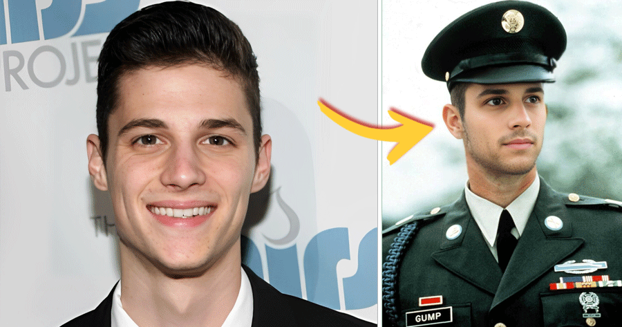 Verwandeln Sie sich mit dem Forrest Gump Soldatenuniformeffekt!