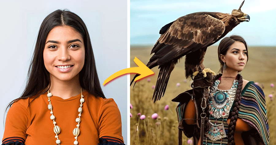 Strike A Bold Pose With Eagle Hunter Style!