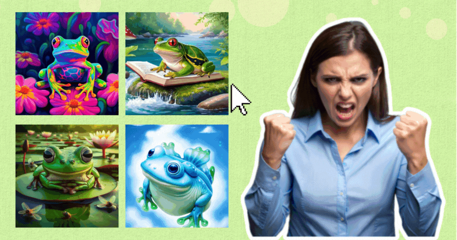 Ber&uuml;hre den Frosch, um zu sehen, wer insgeheim eifers&uuml;chtig ist