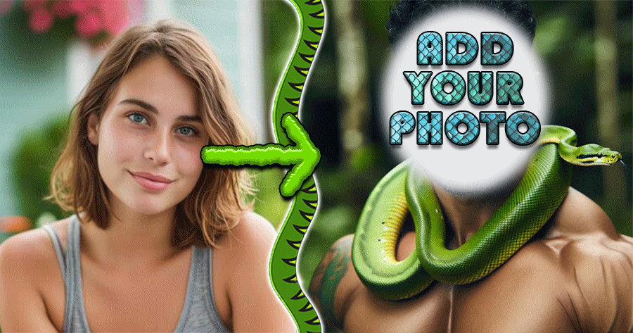 Create Your Amazing Photo With Snake Filter