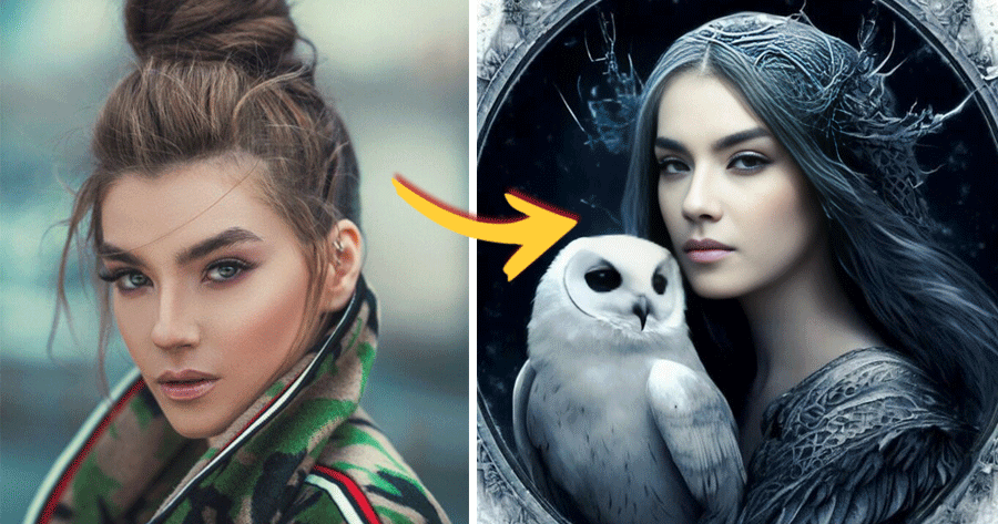 Gaze Into The Mirror Of Truth With The Owl By Your Side!