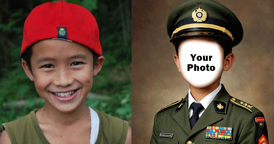 Upload A Photo: See Your Child's Military Image