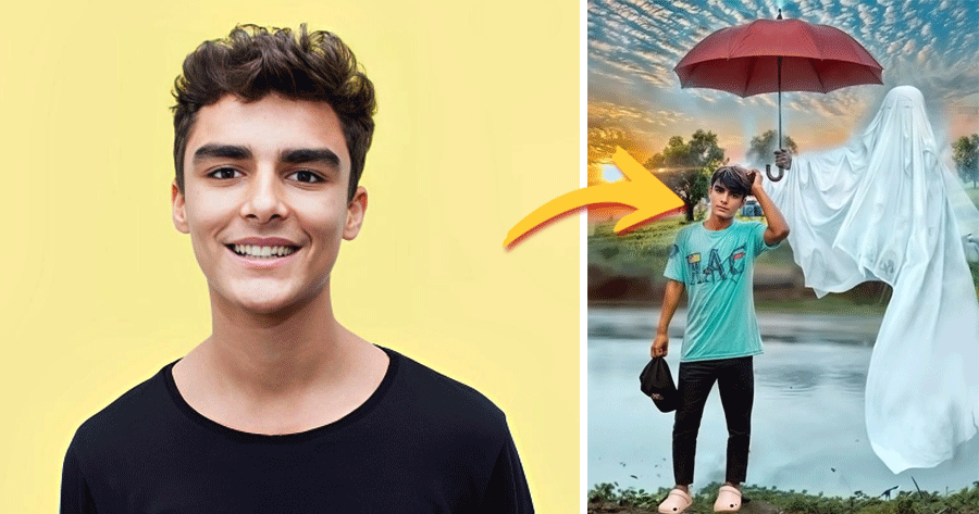 Create Photos With A Ghost Floating Beside You!