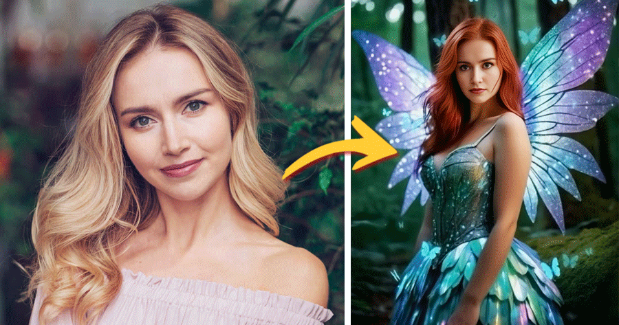 Pose Like A Fairy Queen With AI Effects