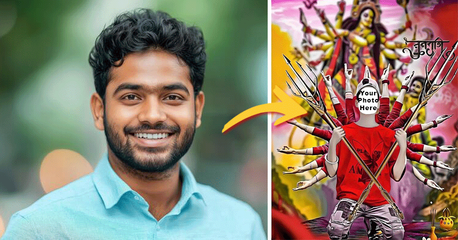 Create Your Photo With Durga Puja!