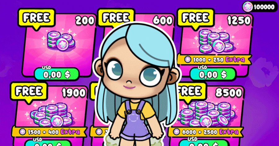 Wat ga je doen met de gratis Avatar-wereldmunten die je krijgt?