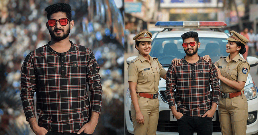 Click! See Your Photo With The Policewoman Now!