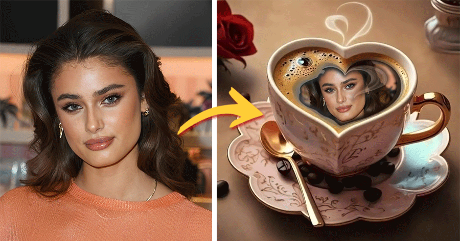 Try This Warm Coffee Heart Photo Effect!