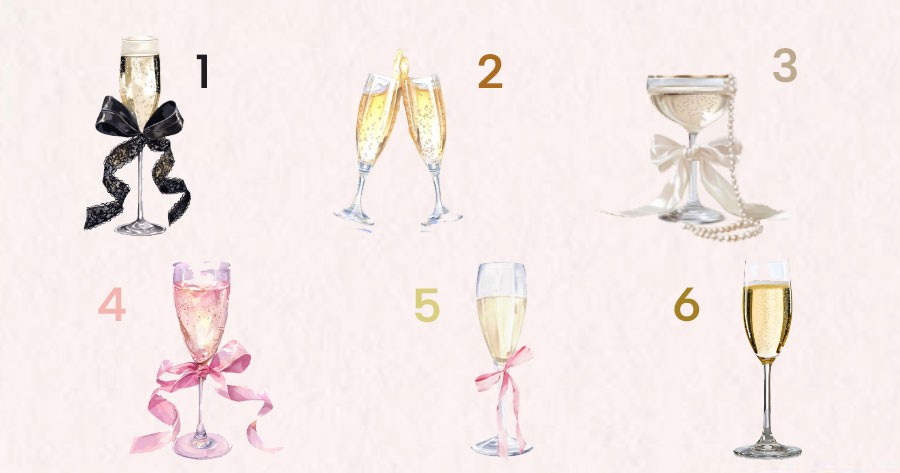 選擇一個香檳杯：他會想起你多少次？