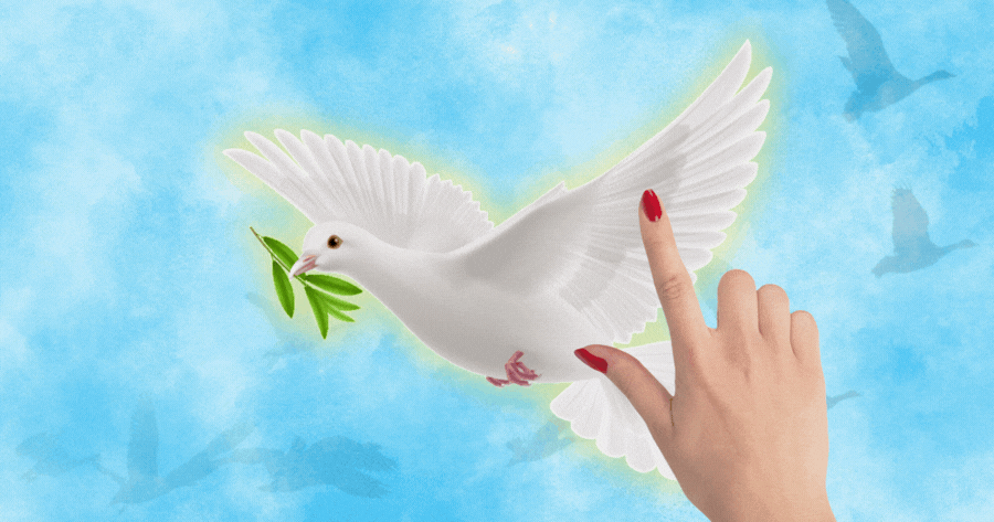 Ber&oslash;r DUVEN og oppdag hvem som alltid flyr ved din side