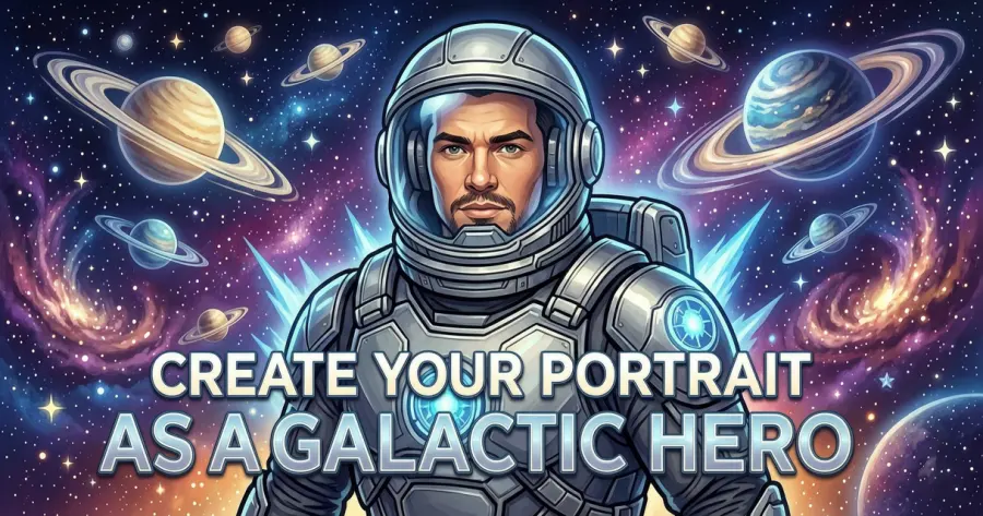 Create Your Portrait As A Galactic Hero