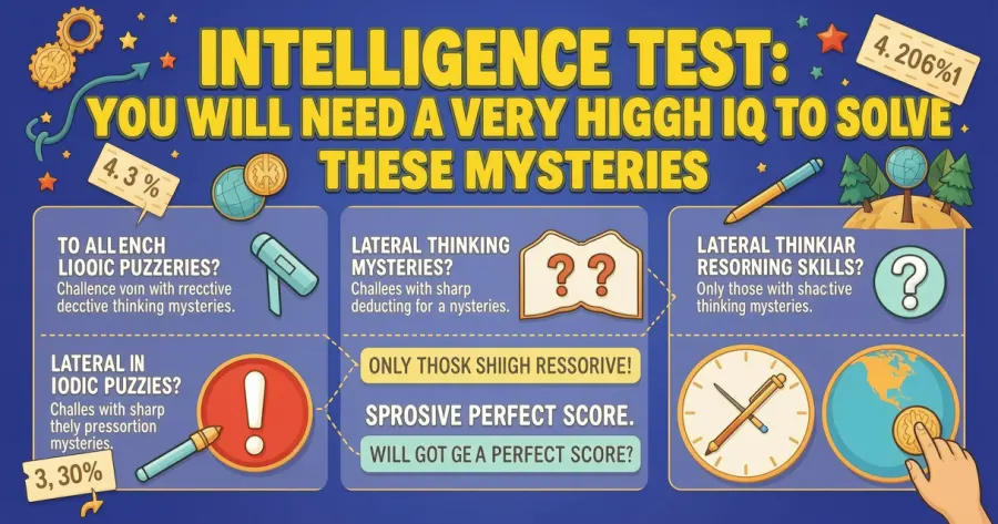 Intelligence Test: You Will Need A Very High IQ To Solve These Mysteries