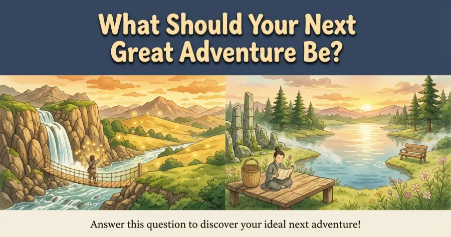 What Should Your Next Great Adventure Be?