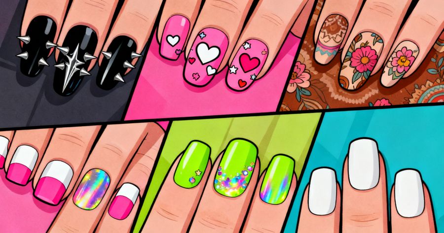Pick A Nail See What Kind Woman You Are.