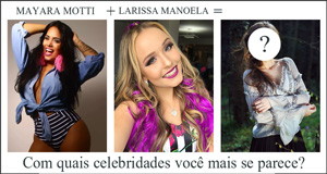 Com quais celebridades voc&ecirc; mais se parece?