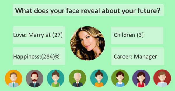 What does your face reveal about your future?